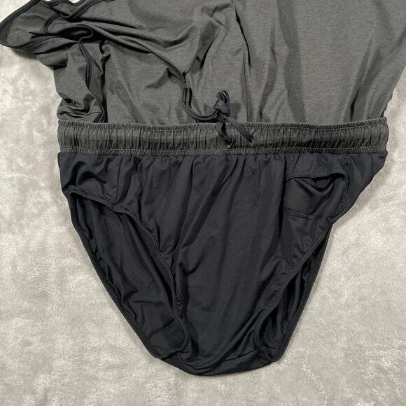 Rhone Shorts Womens Large Grey Lined Running Activewear Performance Training - Picture 4 of 10